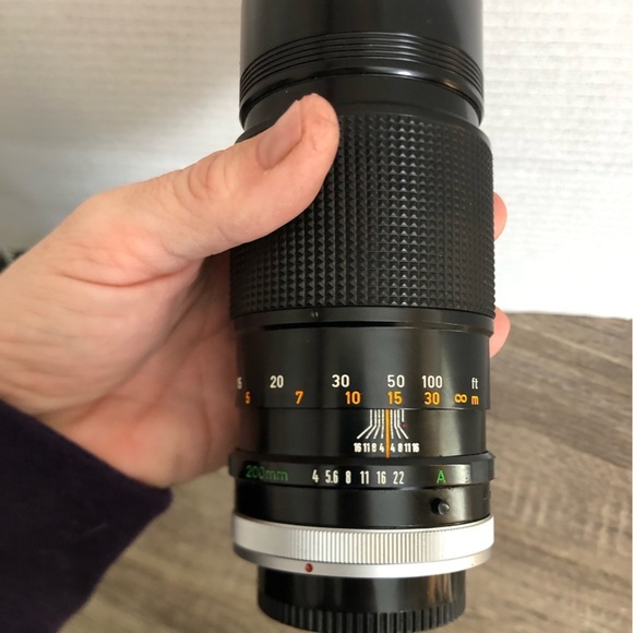 Vtg Canon 200mm Camera Lens - Picture 7 of 10
